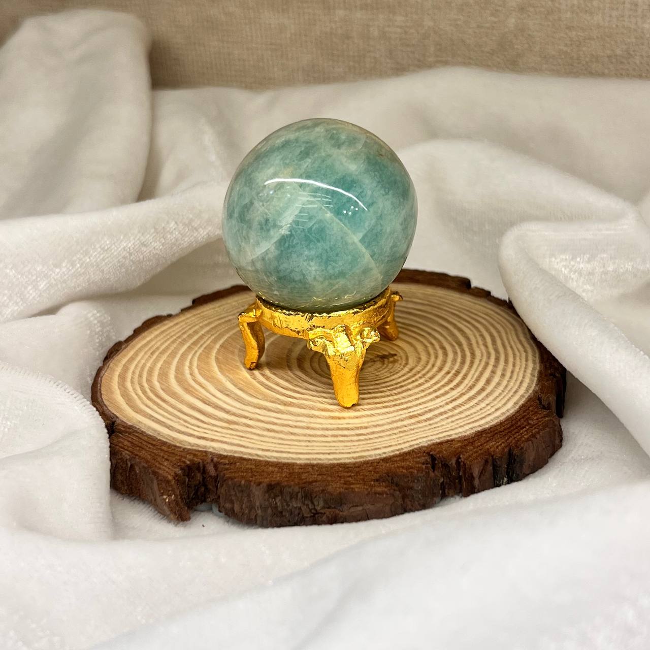 GREEN JADE CRYSTAL BALL (LUCK AND PROSPERITY)