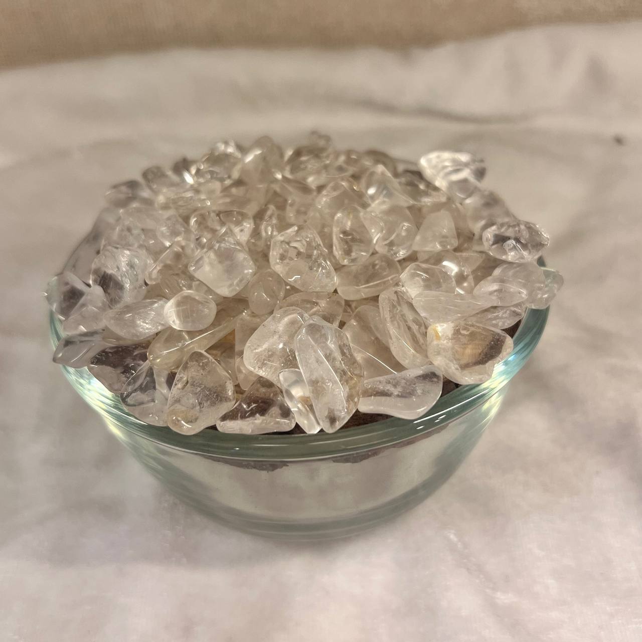 CLEAR QUARTZ CRYSTAL CHIPS (PEACE AND CALMNESS)