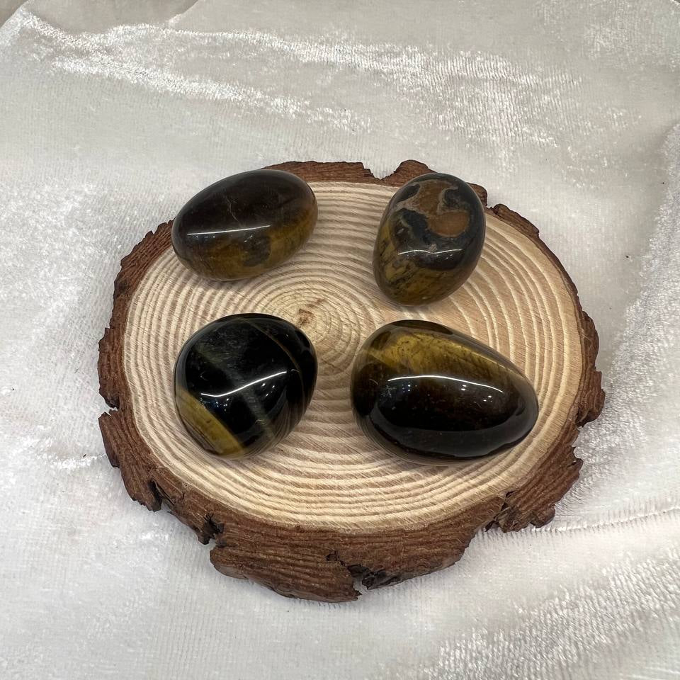 TIGER EYE TUMBLE STONE (PROTECTION AND GROUNDING)