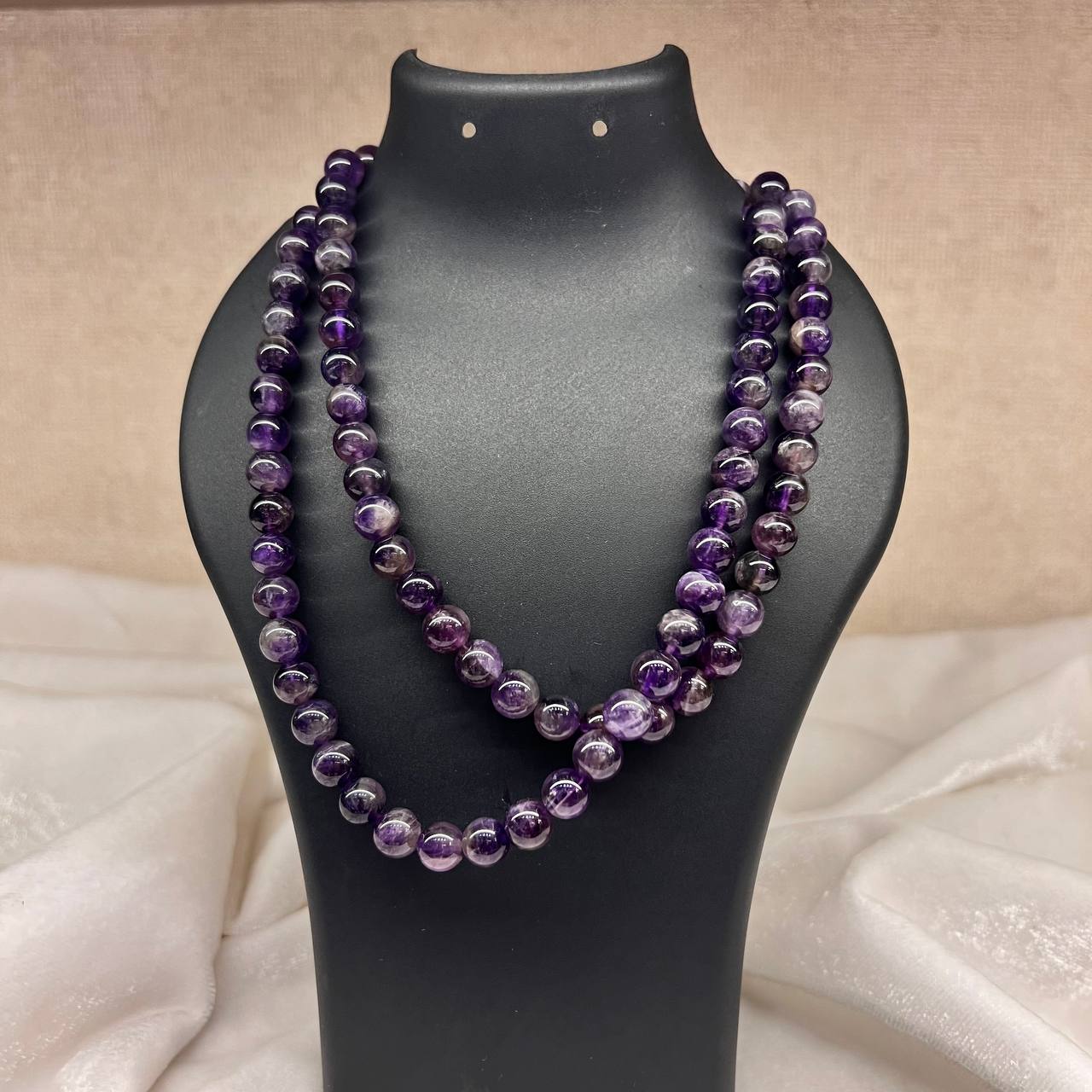AMETHSYT CRYSTAL JAAP MALA (ANIEXTY AND STRESS RELIEF