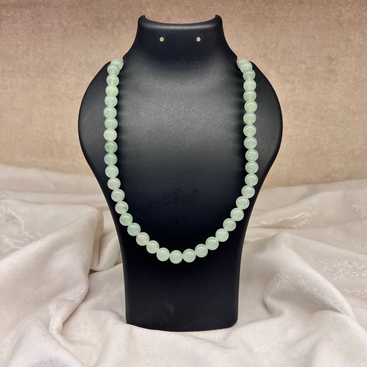GREEN JADE CRYSTAL MALA (ATTRACTS PROSPERITY)