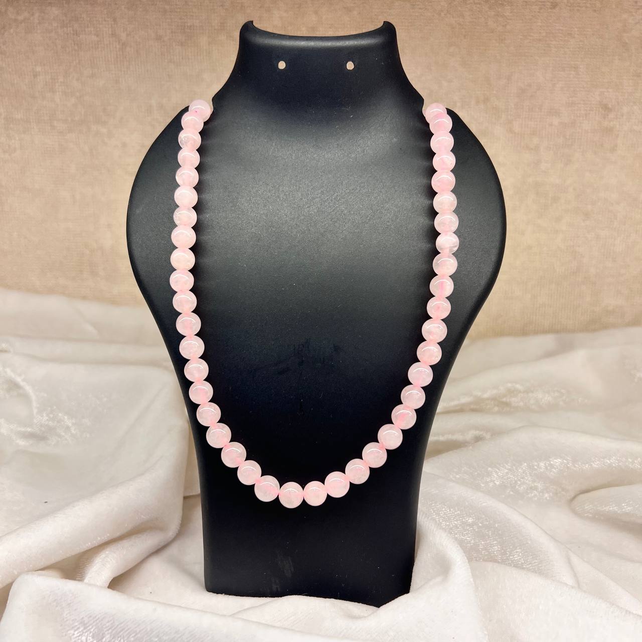 ROSE QUARTZ CRYSTAL MALA (LOVE AND RELATIONSHIP)