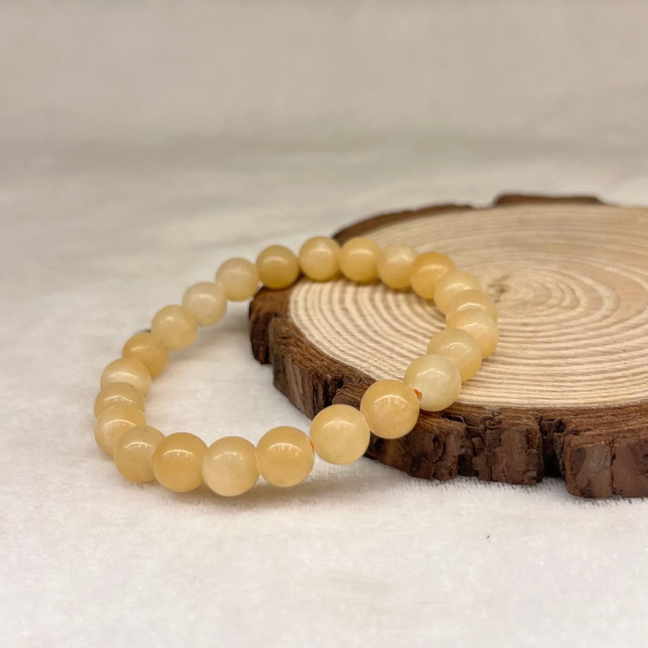 YELLOW CALCITE CRYSTAL BRACELET (SUCCESS)