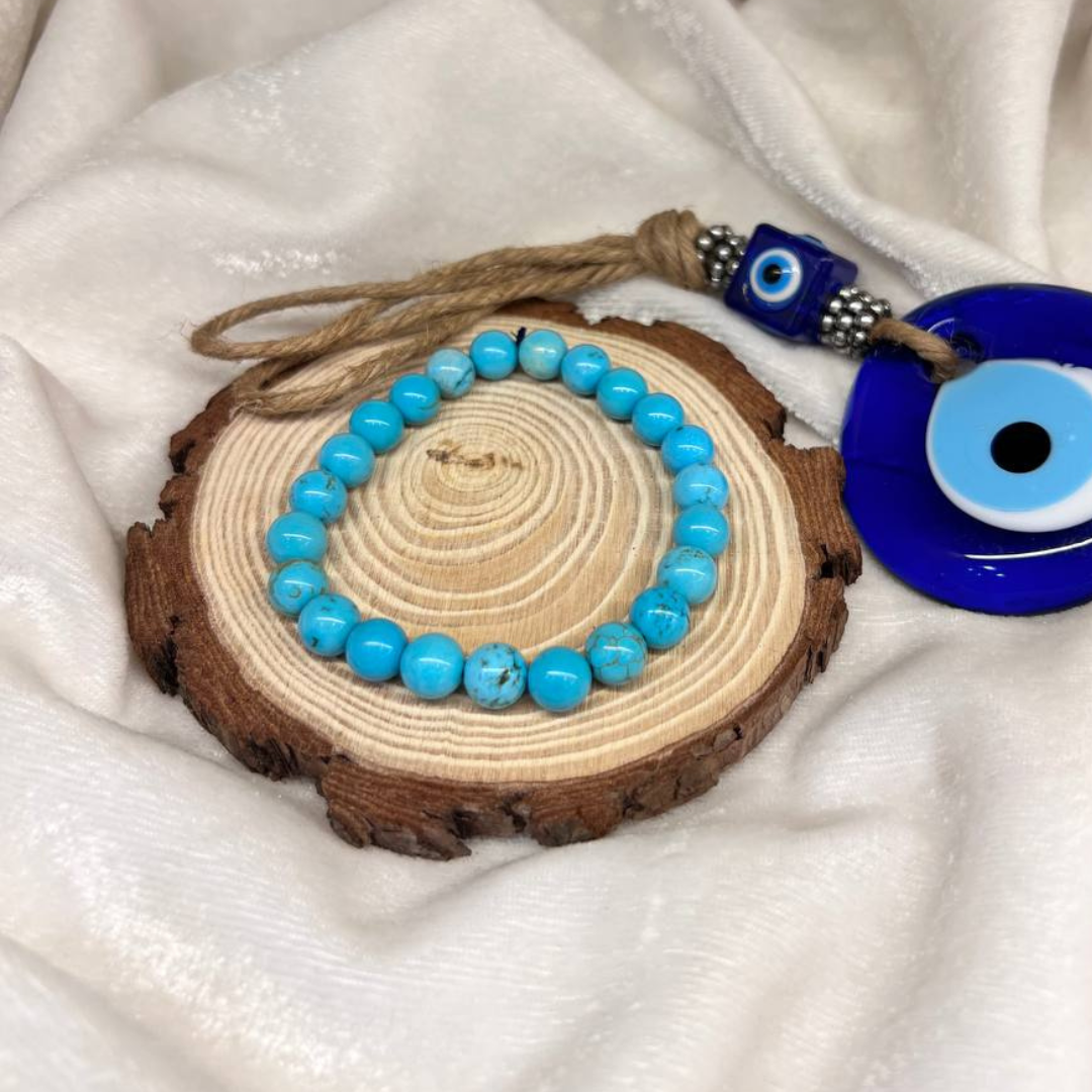 INDIAN FIROZA CRYSTAL BRACELET (HEALING AND PURIFICATION)