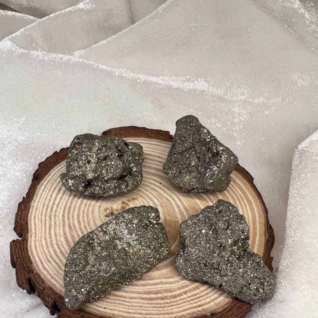 PYRITE TUMBLE STONE (BUISNESS AND MONEY GROWTH)