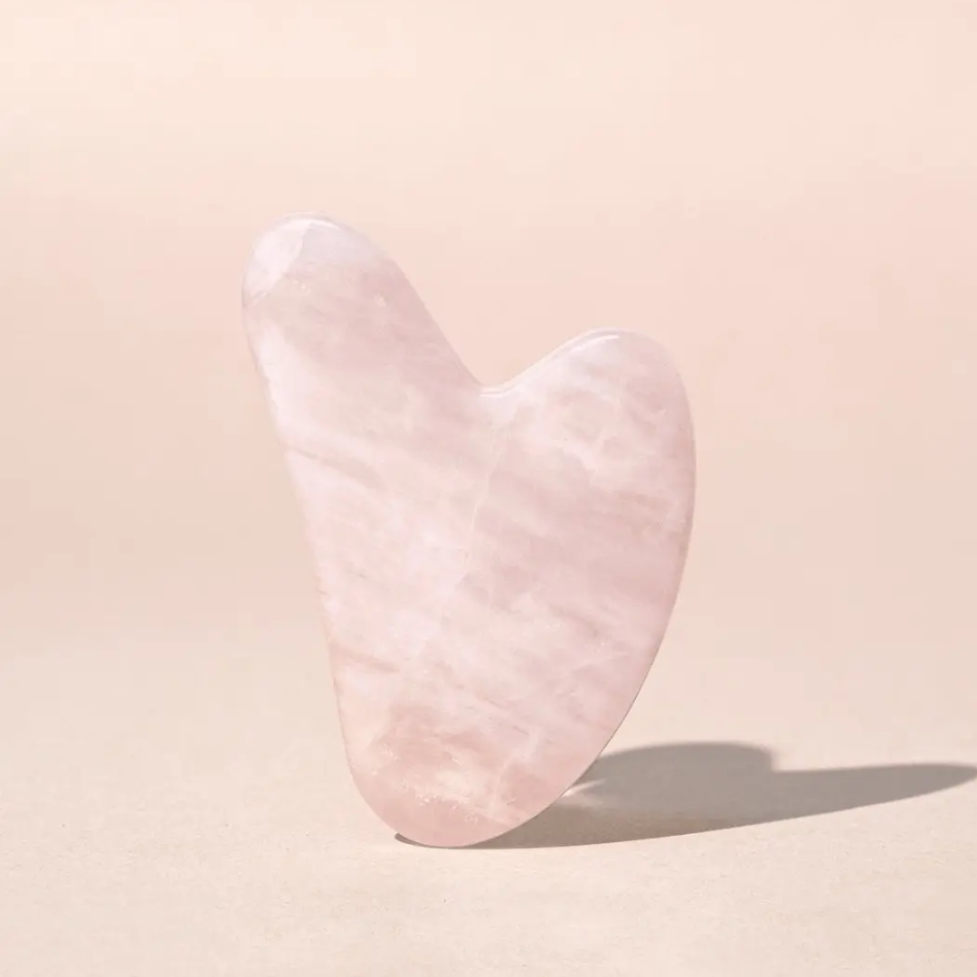 ROSE QUARTZ CRYSTAL GUA SHA (GLOW SKIN AND PURIFICATION)