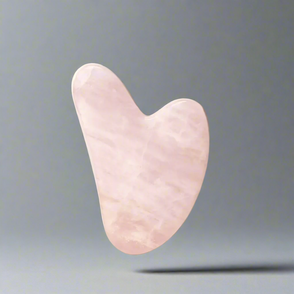 ROSE QUARTZ CRYSTAL GUA SHA (GLOW SKIN AND PURIFICATION)
