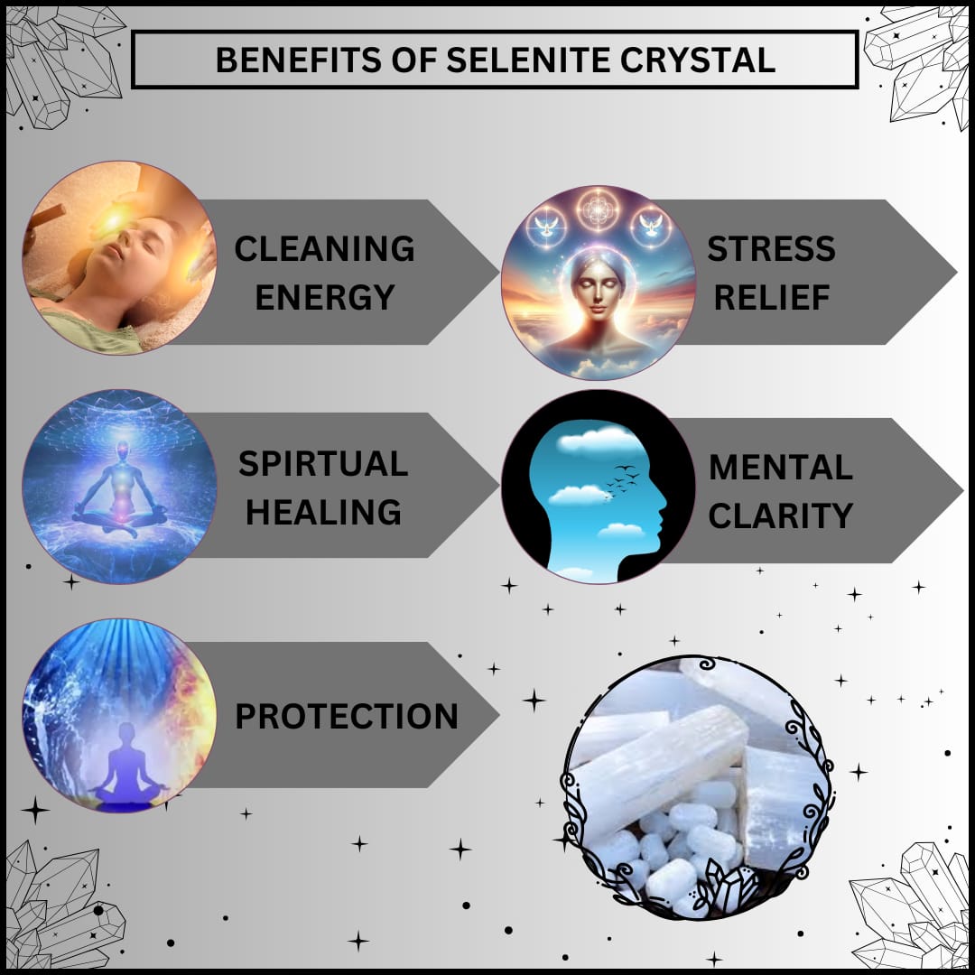 SELENITE DOOR HANGING (CLEANSING & PURIFICATION)