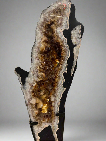 CITRINE CLUSTER STAND (ABUNDANCE AND PROSPERITY)