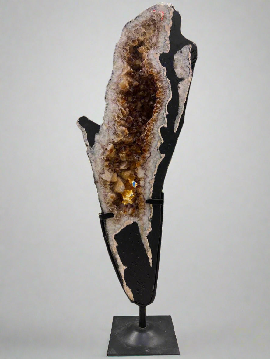 CITRINE CLUSTER STAND (ABUNDANCE AND PROSPERITY)