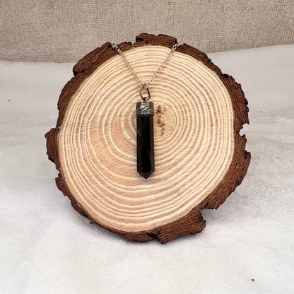 BLACK TOURMALINE BASIC PENDANT (NEGATIVITY AND PROTECTION)