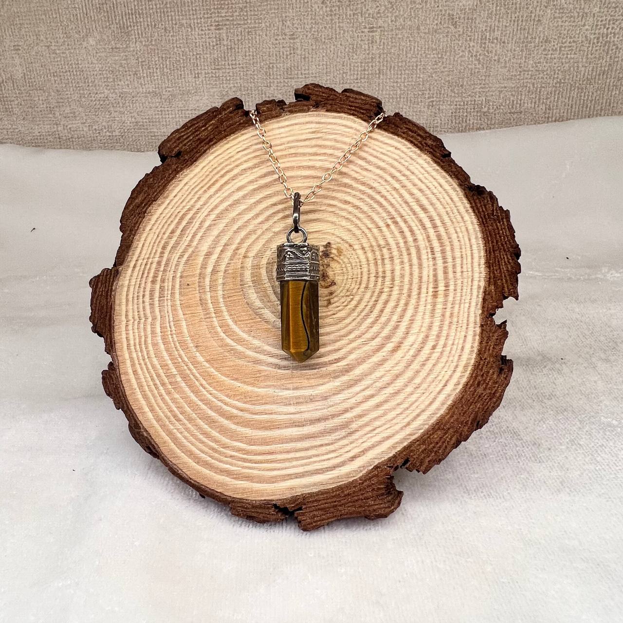 TIGER EYE BASIC PENDANT (CONFIDENCE AND PROTECTION)