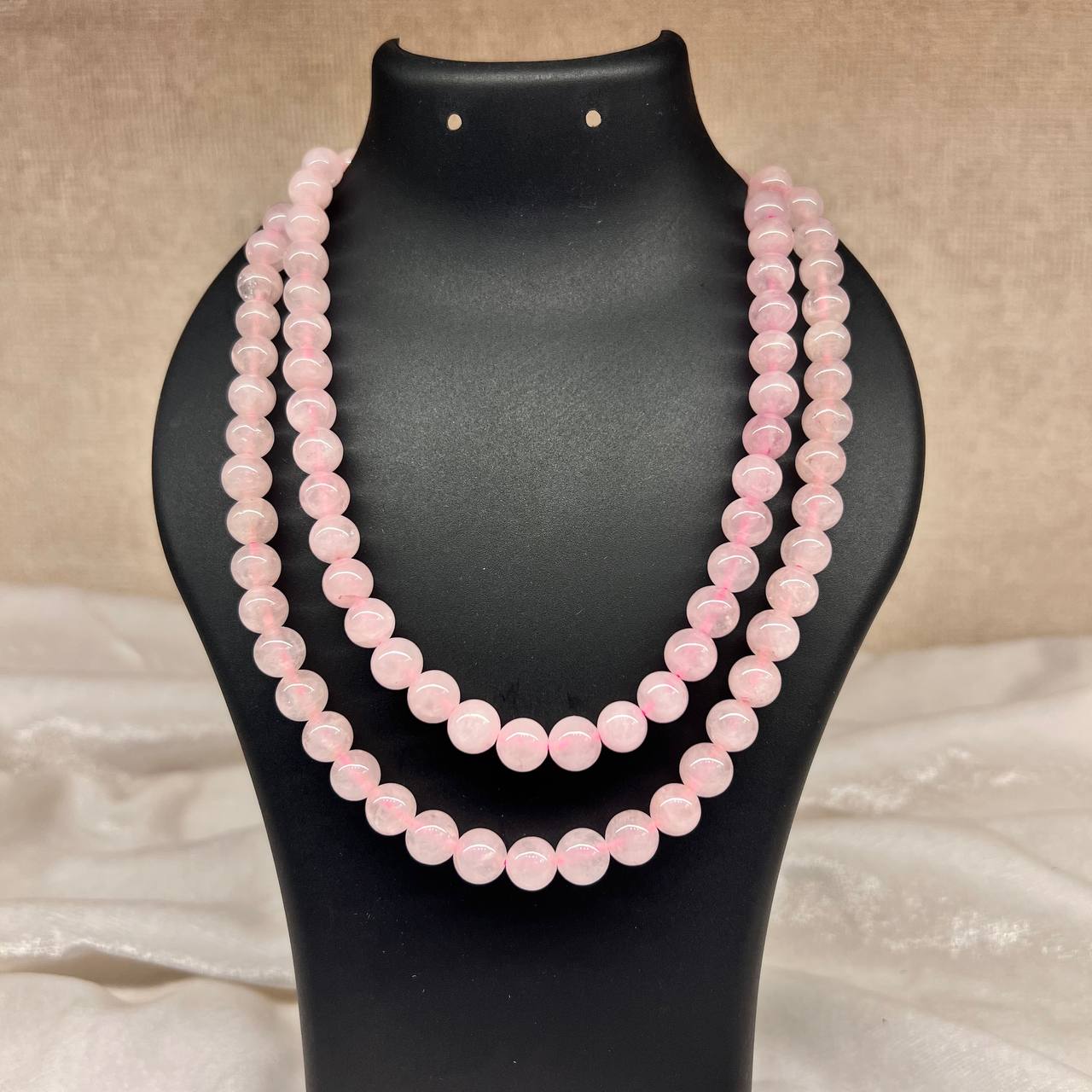 ROSE QUARTZ CRYSTAL MALA (LOVE AND RELATIONSHIP)