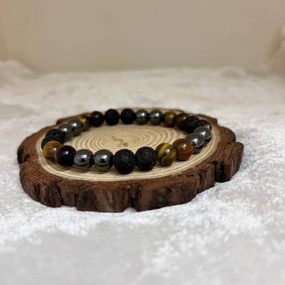 TRIPPLE PROTECTION CRYSTAL BRACELET (INCREASED FOCUSED AND NEGATIVITY)