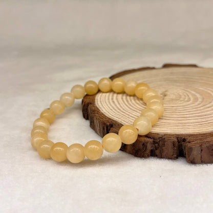 YELLOW CALCITE CRYSTAL BRACELET (SUCCESS)