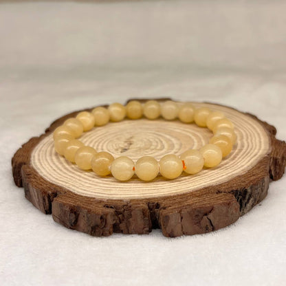 YELLOW CALCITE CRYSTAL BRACELET (SUCCESS)