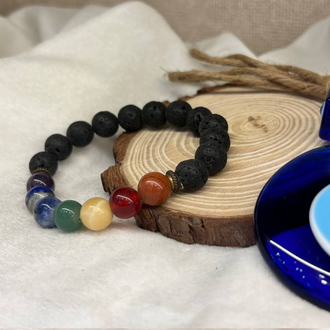 SEVEN CHAKRA CRYSTAL BRACELET (CHAKRA ACTIVATION)