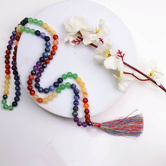 SEVEN CHAKRA CRYSTAL MALA (CHAKRA BALANCING)