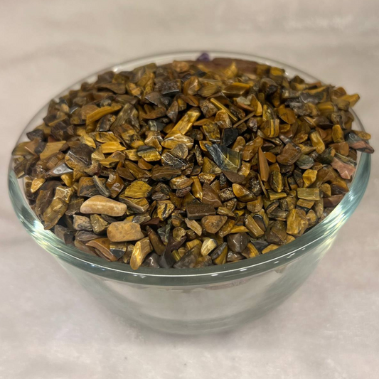 TIGER EYE CRYSTAL CHIPS (COURAGE AND CONFIDENCE)