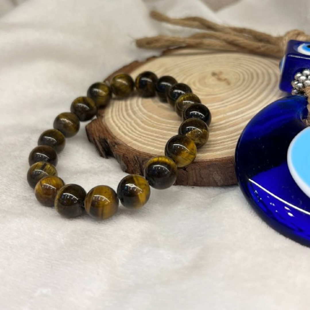 TIGER EYE CRYSTAL BRACELET (MANIFESTATIONA AND WILLPOWER)