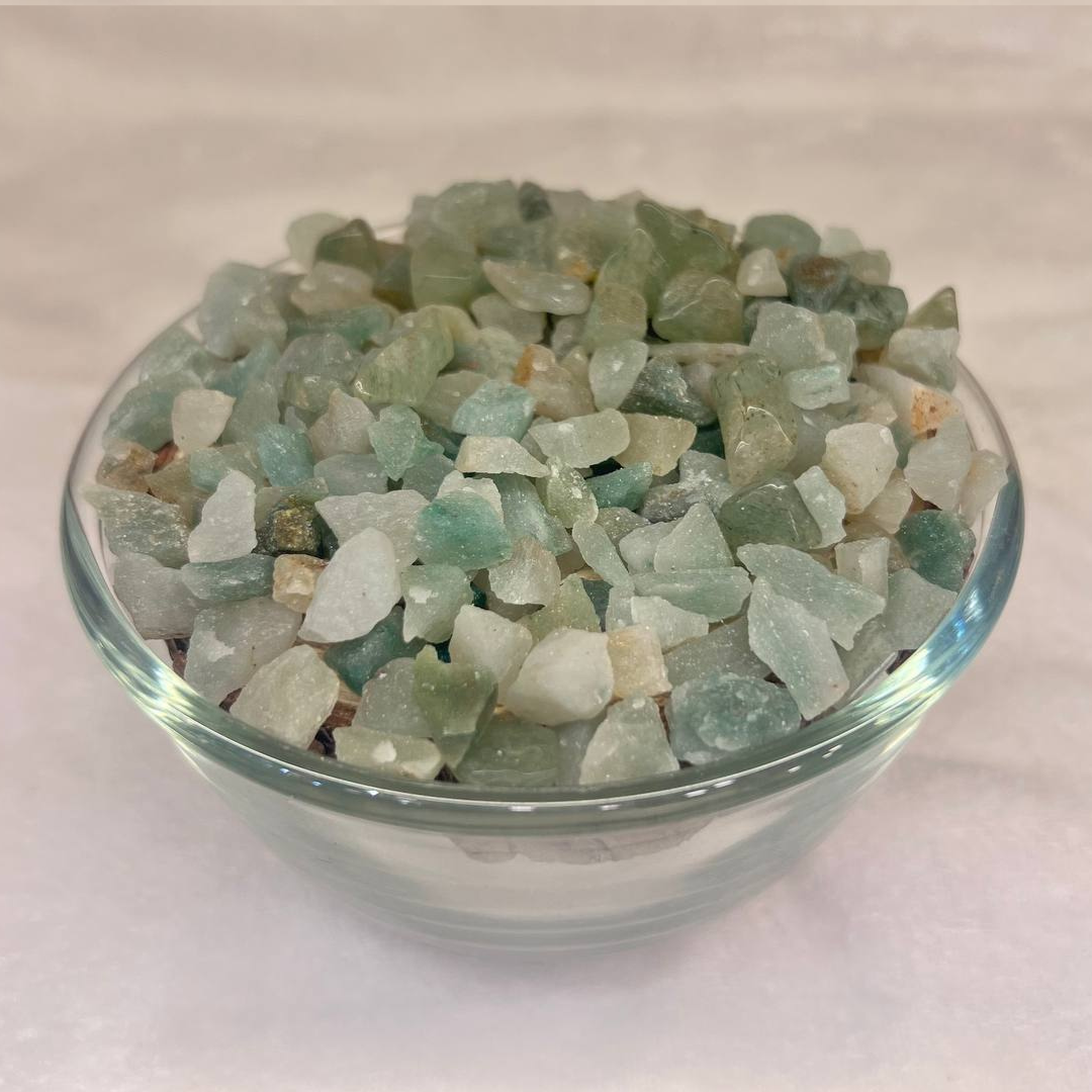 GREEN JADE CRYSTAL CHIPS (GOOD LUCK AND PROSPERITY)