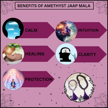 AMETHSYT CRYSTAL JAAP MALA (ANIEXTY AND STRESS RELIEF