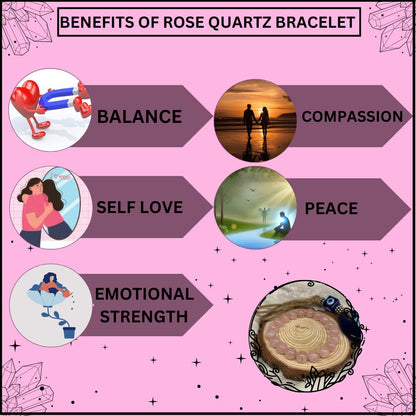 ROSE QUARTZ BRACELET (LOVE AND RELATIONSHIP)