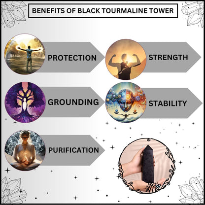 BLACK TOURMALINE TOWER (NEGTAIVITY)