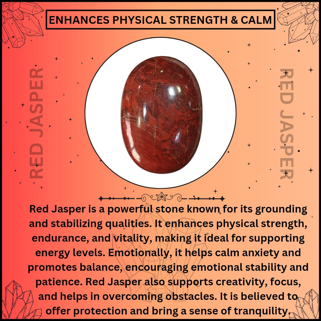 RED JASPER CRYSTAL CHIPS (GROUNDING AND STABILITY)