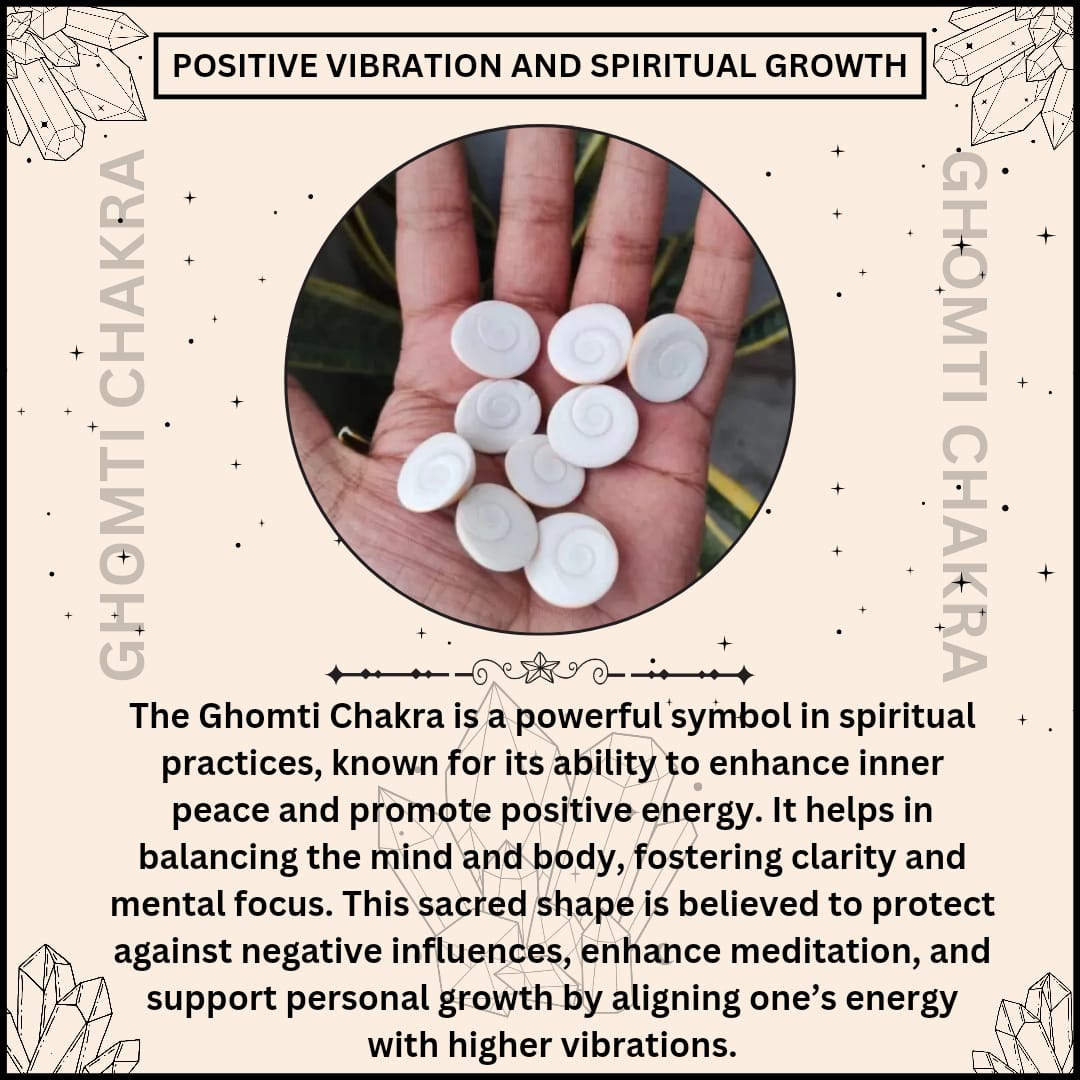 GHOMTI CHAKRA POLISHED PENDANT