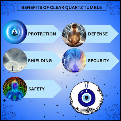 EVIL EYE CHARGING PLATE (CLEANSING ENEGY AND RECHARGING CRYSTAL)